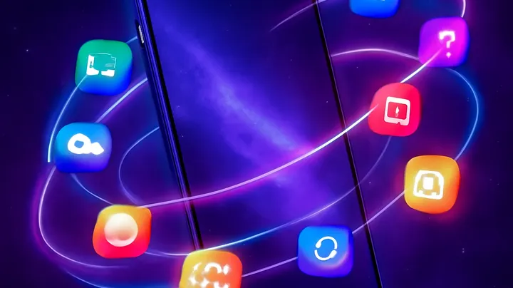 9777BE COM Sleek smartphone floating in space